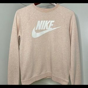 Nike Women’s Crewneck Sweater- light pink, size small
